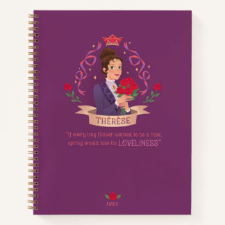 Saint Thérèse Lisieux Spiral Notebook Notizbuch