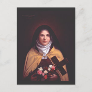 Saint Therese of Lisieux Postkarte