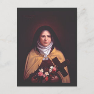 Saint Therese of Lisieux Postkarte