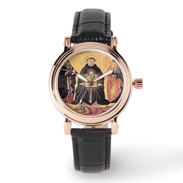 Saint Thomas Aquinas Armbanduhr (Vorderseite)