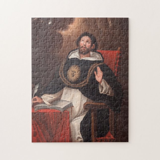 Saint Thomas Aquinas By Luis Munoz Lafuente Puzzle (Vertikal)