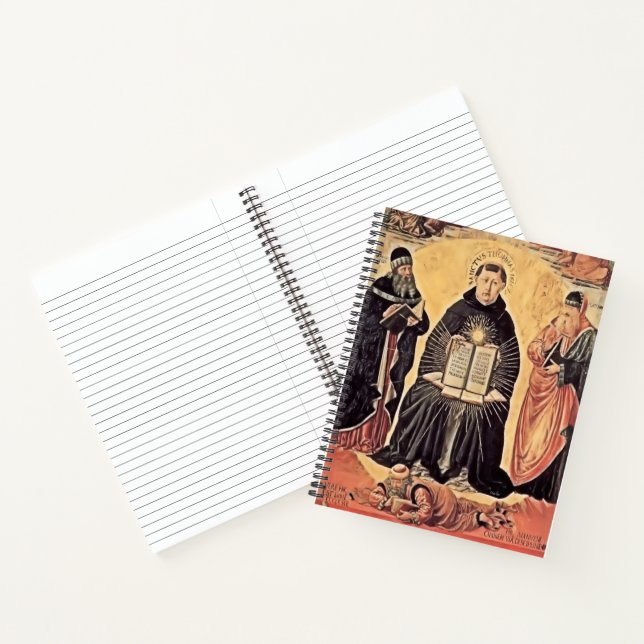 Saint Thomas Aquinas Notizbuch (Innenseite)