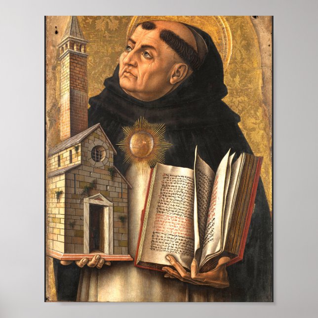 Saint Thomas Aquinas Poster (Vorne)