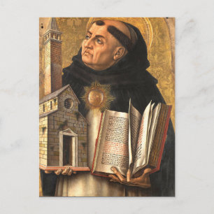Saint Thomas Aquinas Postkarte