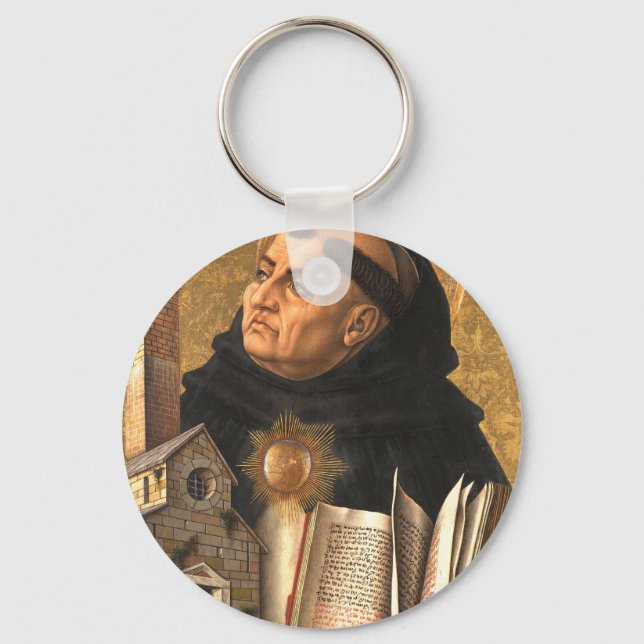 Saint Thomas Aquinas Schlüsselanhänger (Vorderseite)