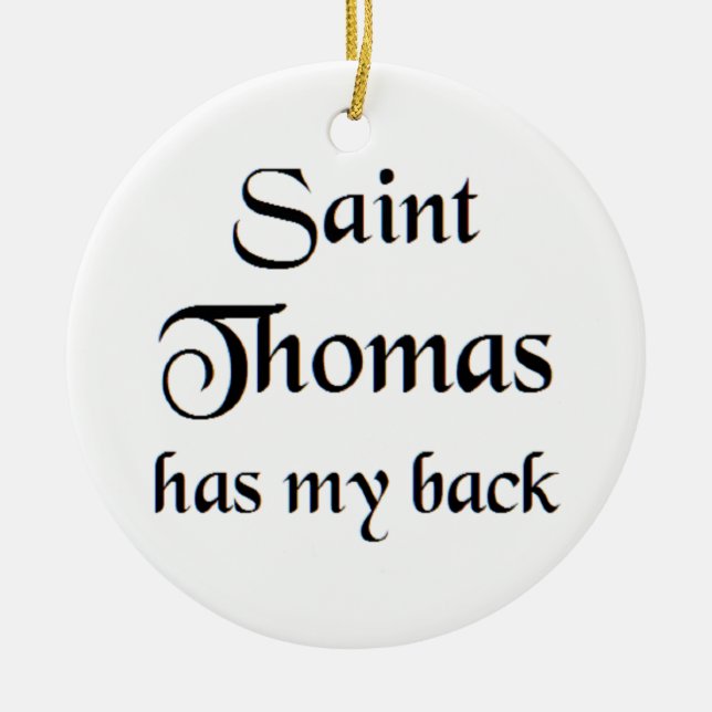 saint thomas coffee mug keramik ornament (Vorne)