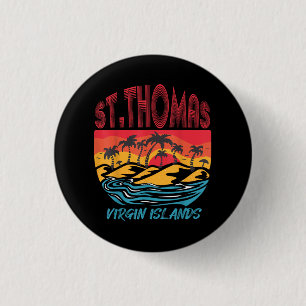 Saint Thomas Jungfrau Islands Surfing Beach Ocean Button