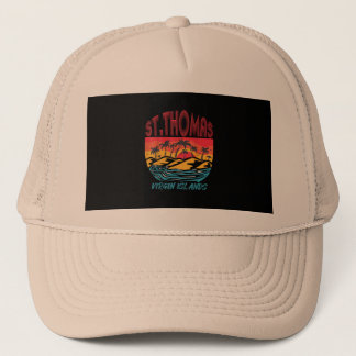 Saint Thomas Jungfrau Islands Surfing Beach Ocean Truckerkappe