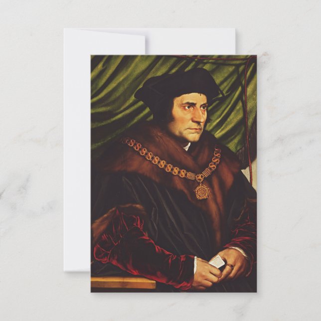 Saint Thomas More Dankeskarte (Vorderseite)