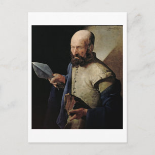 Saint Thomas (Öl auf Leinwand) Postkarte