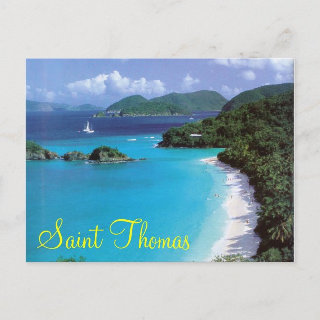 Saint Thomas Postcard Postkarte (Vorderseite)