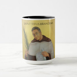 Saint Titus Brandsma Carmelite Heilige Priester Ta Tasse