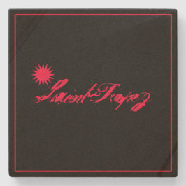 Saint-Tropez Côte d’Azur french riviera Soleil Sun Steinuntersetzer