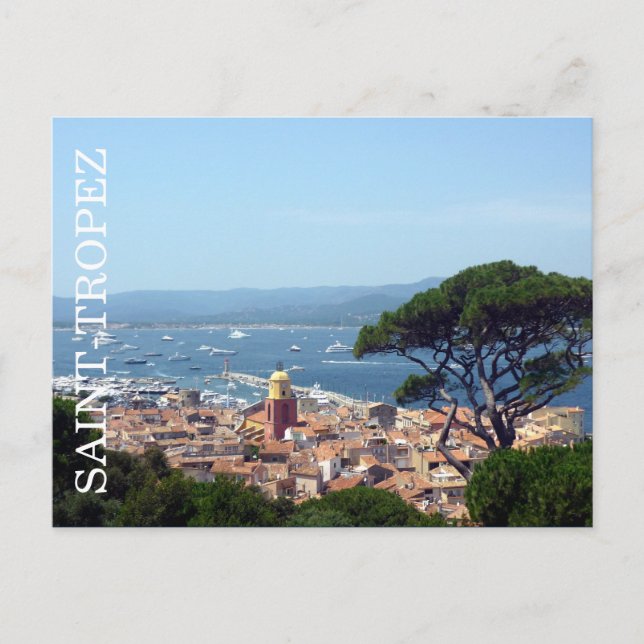 Saint Tropez france Postkarte (Vorderseite)