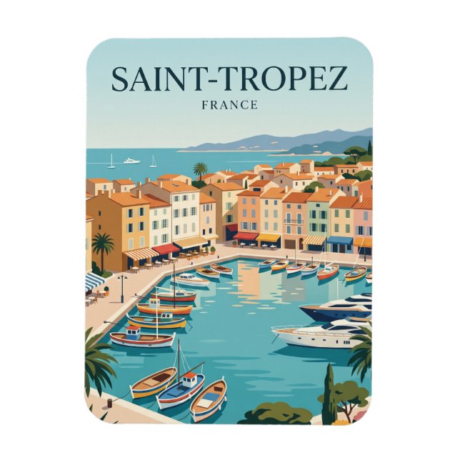 Saint-Tropez Frankreich Magnet (Vertikal)