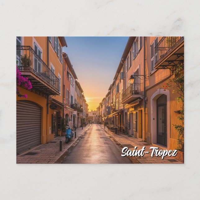 Saint-Tropez Frankreich Reise Postkarte (Vorderseite)