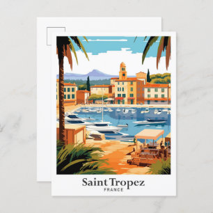 Saint Tropez Frankreich Reisevorführung Postkarte
