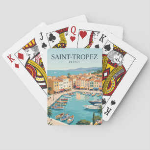 Saint-Tropez Frankreich Spielkarten