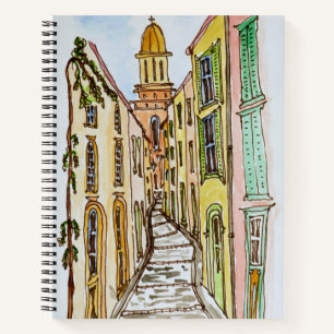 Saint-Tropez Gebäude   Französische Riviera, Fra Notizbuch