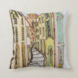 Saint-Tropez-Gebäude  Französische Riviera, Fran Kissen