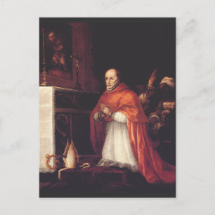 Saint Turibius von Mogrovejo Erzbischof von Lima Postkarte