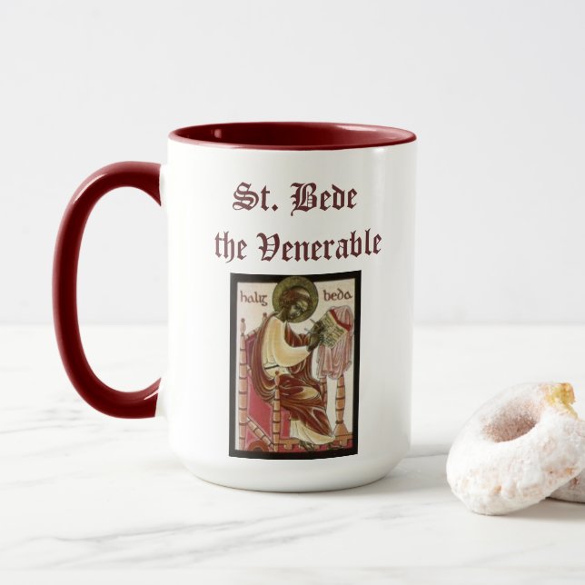 Saint Venerable Bede Tasse (Mit Donut)