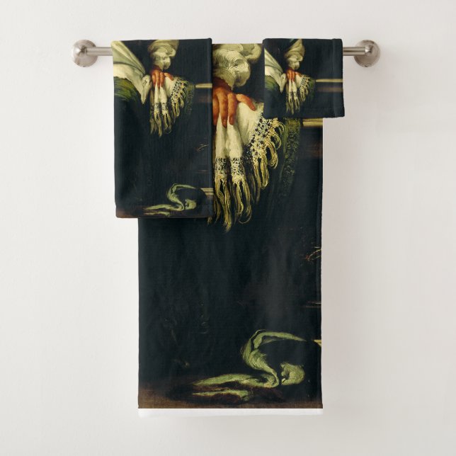 Saint Veronica von Bernardo Strozzi Badhandtuch Set (Insitu)