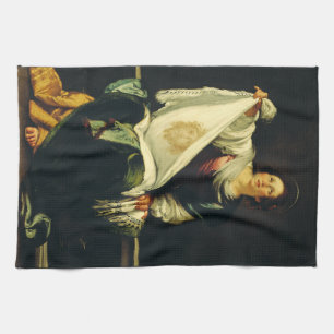Saint Veronica von Bernardo Strozzi Geschirrtuch