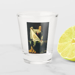 Saint Veronica von Bernardo Strozzi Schnapsglas
