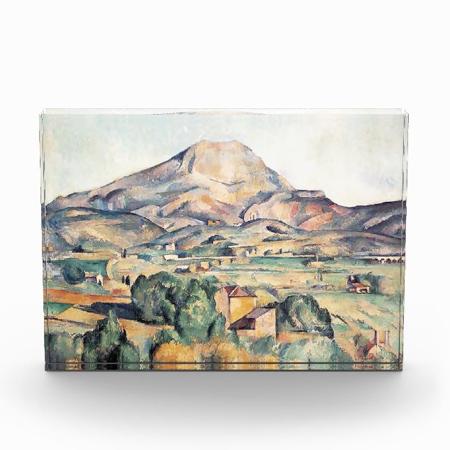 Saint-Victoire Barnes Mountain Paul Cezanne Fotoblock (Vorderseite)