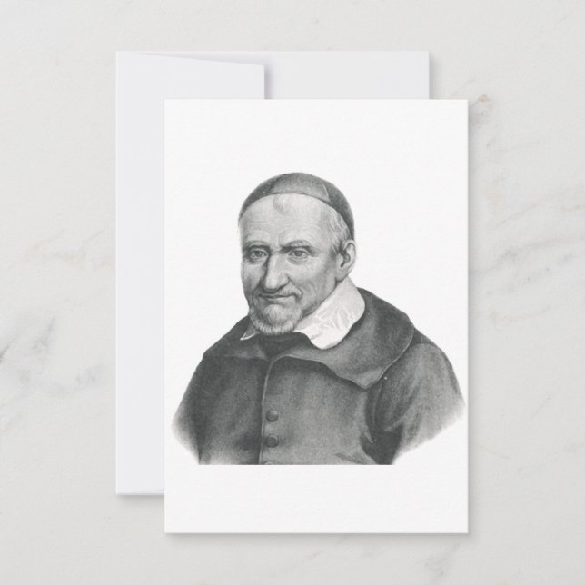 Saint Vincent de Paul Dankeskarte (Vorderseite)