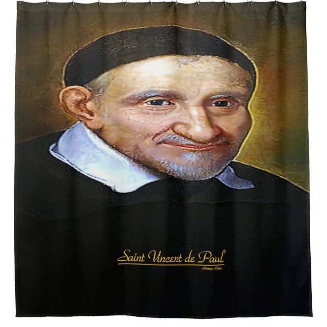 Saint Vincent de Paul Duschvorhang (Vorderseite)