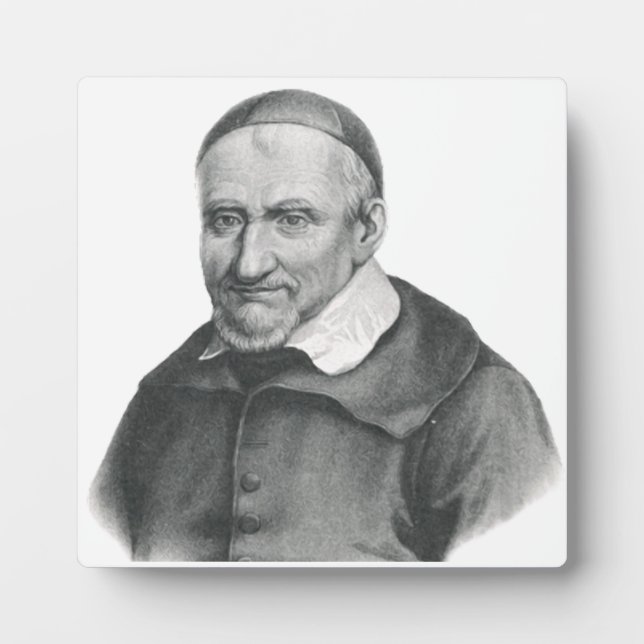 Saint Vincent de Paul Fotoplatte (Vorderseite)