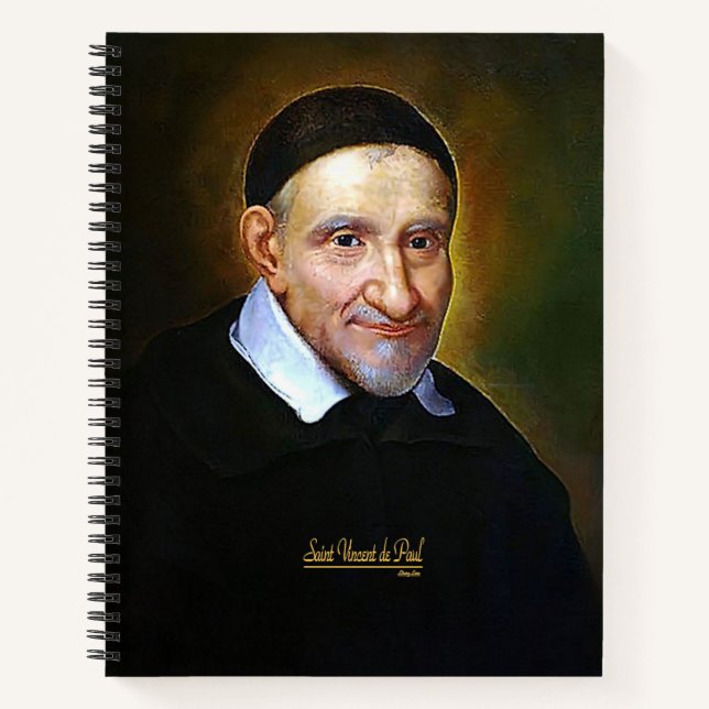 Saint Vincent de Paul Notizbuch (Vorderseite)