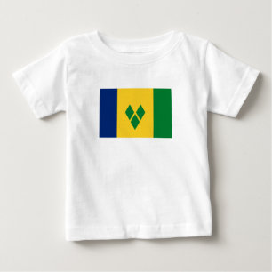 Saint Vincent Flag Baby T-shirt