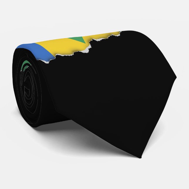 Saint Vincent Flag Krawatte (Gerollt)