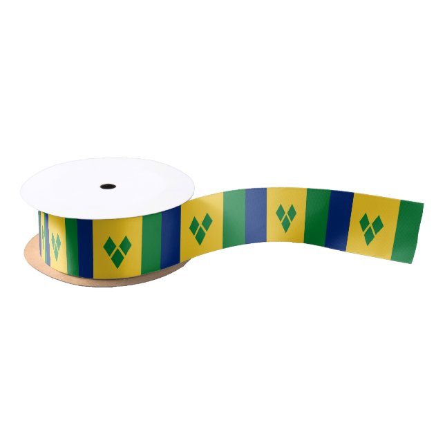 Saint Vincent Flag Satinband (Spule)