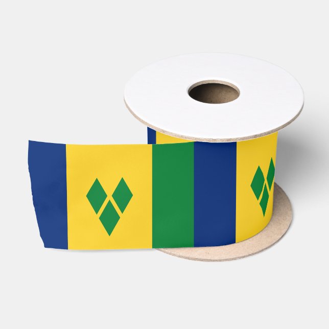 Saint Vincent Flag Satinband (Spule)