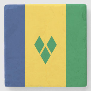 Saint Vincent Flag Steinuntersetzer