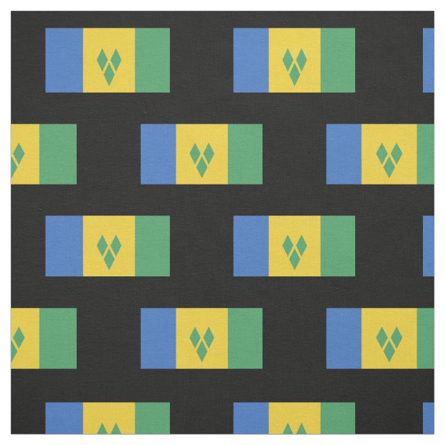 Saint Vincent Flag Stoff (Muster)