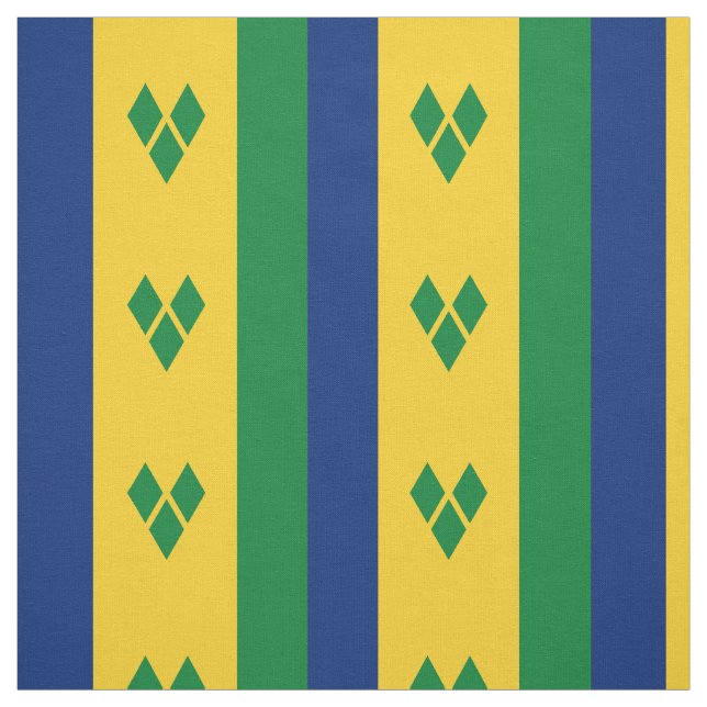 Saint Vincent Flag Stoff (Muster)