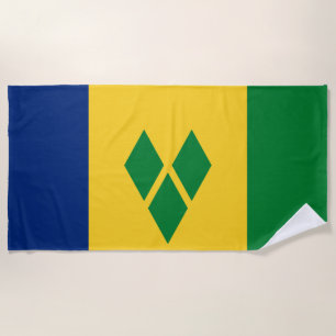 Saint Vincent Flag Strandtuch