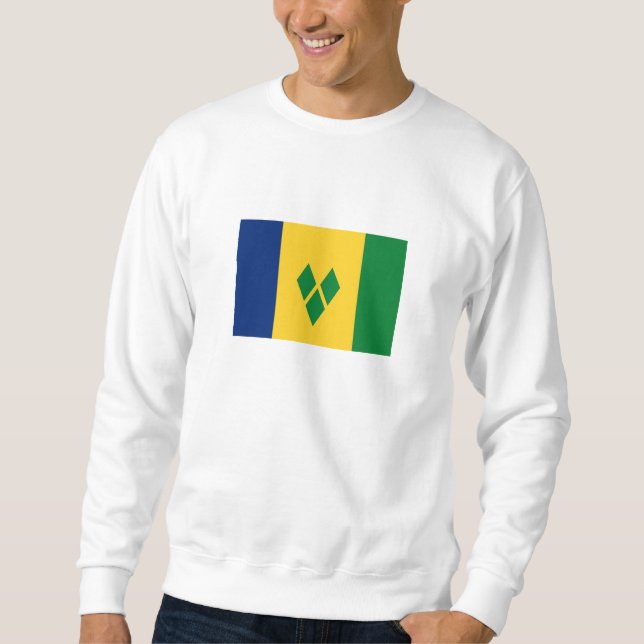 Saint Vincent Flag Sweatshirt (Vorderseite)
