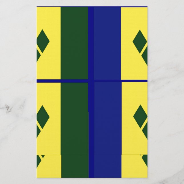 Saint-Vincent-Flagge (Vorderseite)