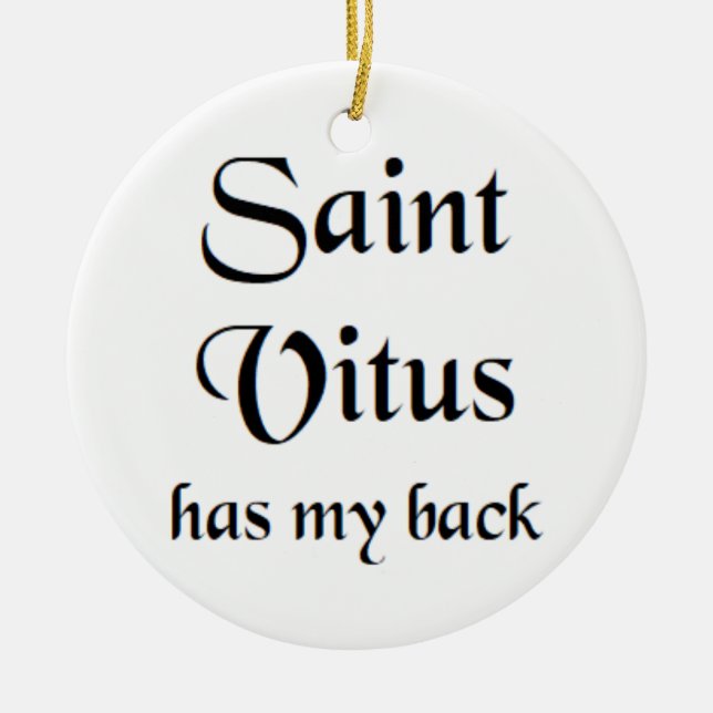 saint vitus coffee mug keramik ornament (Vorne)