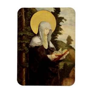Saint Walpurga Mittelalterliches angelsächsisches  Magnet