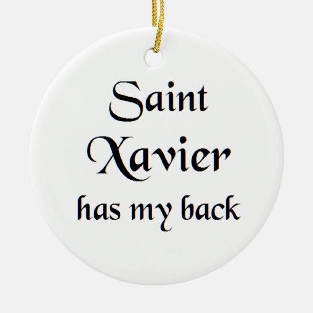 saint xavier coffee mug keramik ornament (Vorne)