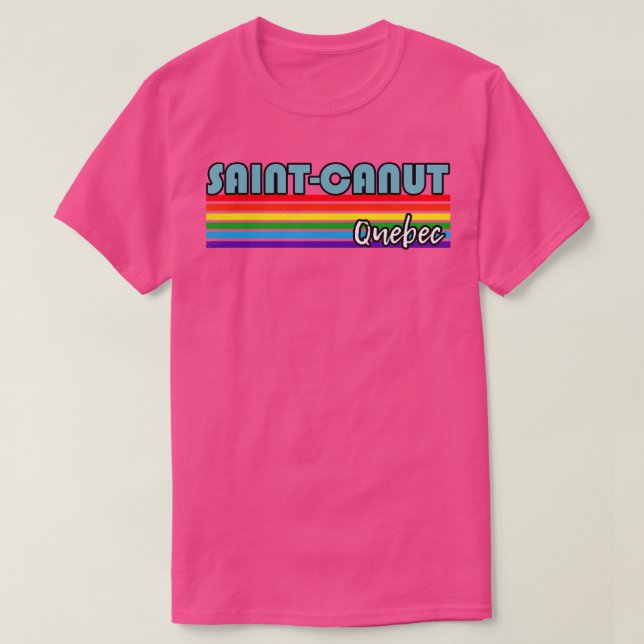 SaintCanut Quebec Pride SaintCanut LGBT Geschenk L T-Shirt (Design vorne)