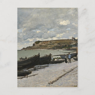 Sainte-Adresse by Monet - Bewölkte See Postkarte
