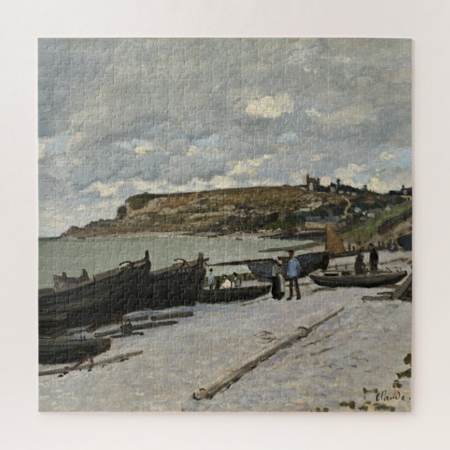 Sainte-Adresse by Monet - Bewölkte See Puzzle (Vertikal)